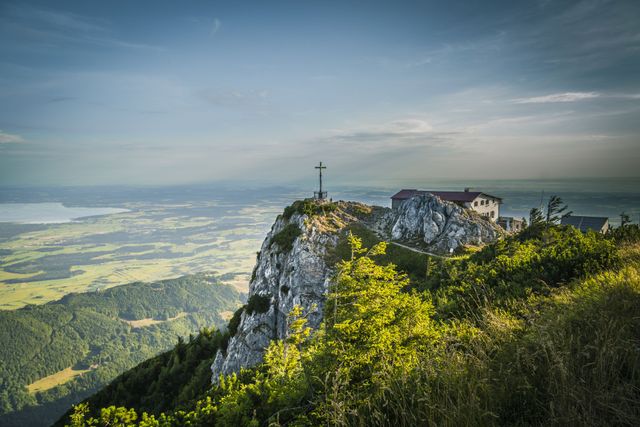 Panoramabild Hochfelln mit Chiemsee