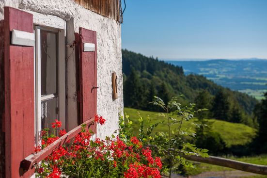 Ausblick von der Rachlalm