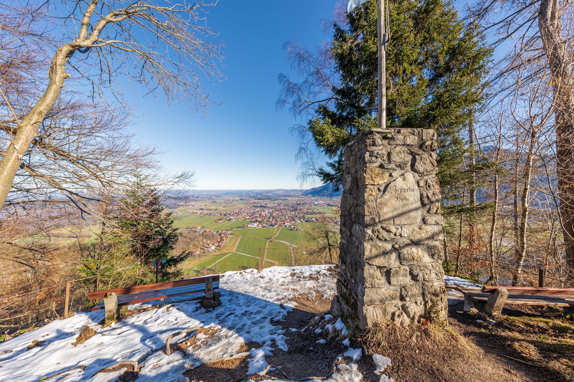 Zeppelinhöhe im Winter