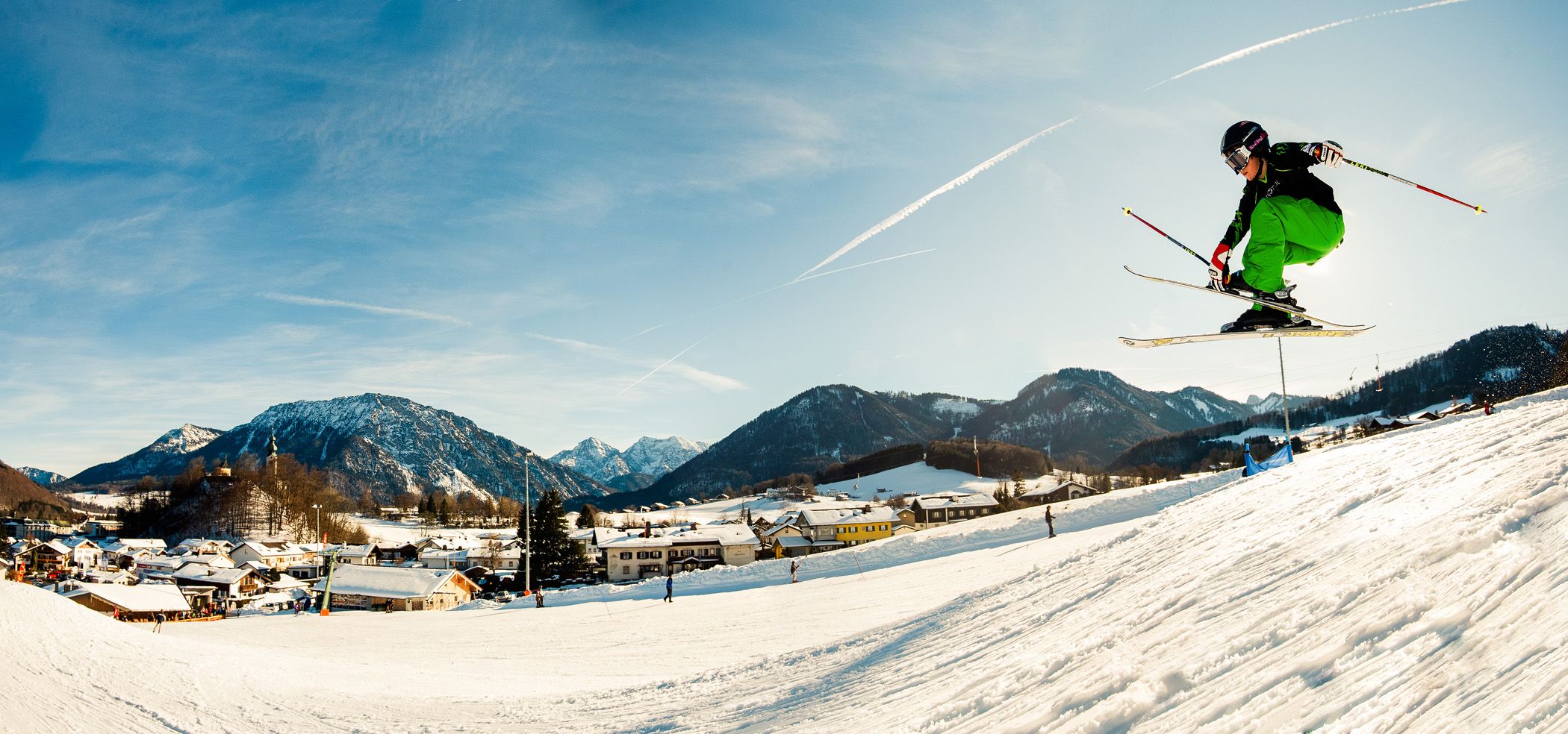 Skifahren am Westernberg Ruhpolding