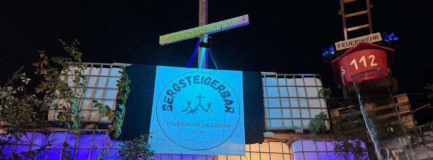 Bergsteigerbar Weinfest FFW Siegsdorf