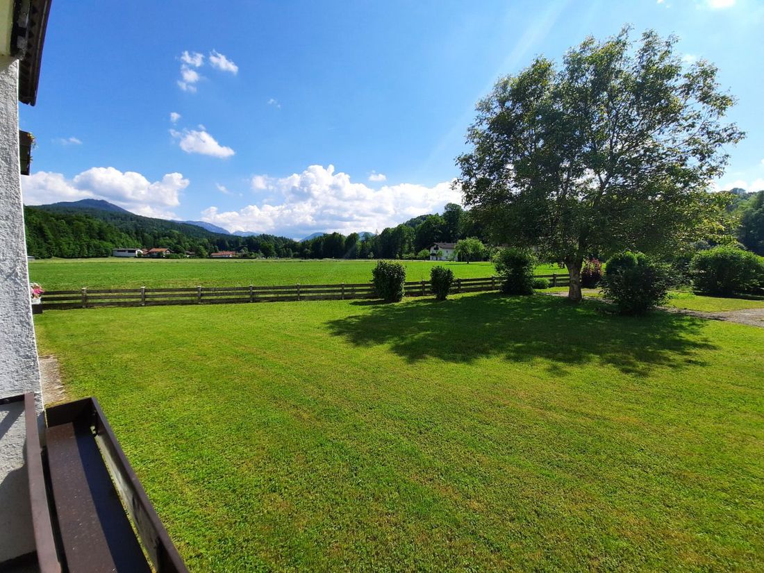 Ausblick vom Balkon