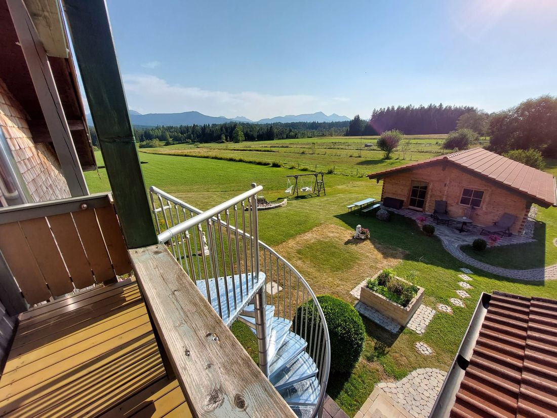 Balkon und Außentreppe