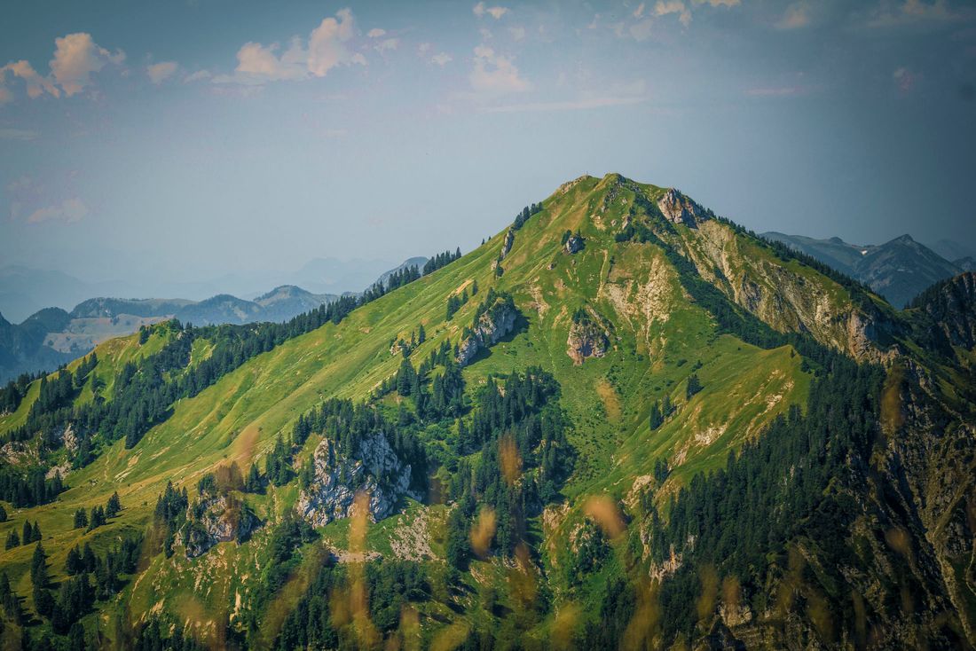 Aussicht vom Hochfelln