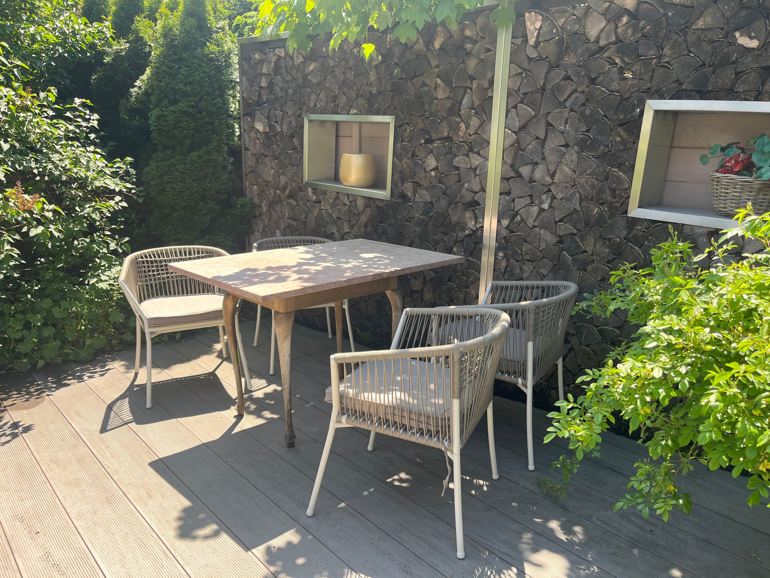 Gartensitzbereich