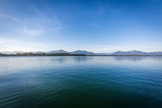 Blick über den Chiemsee